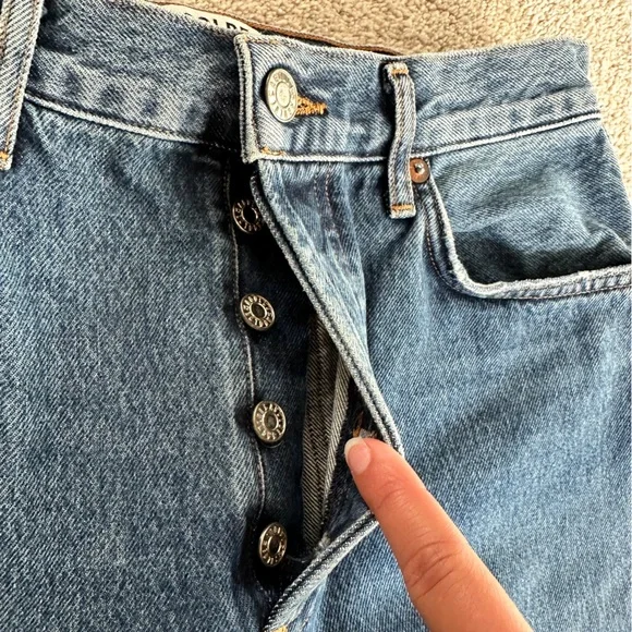 AGOLDE Riley High Rise Straight Crop Jeans - Picture 7 of 15